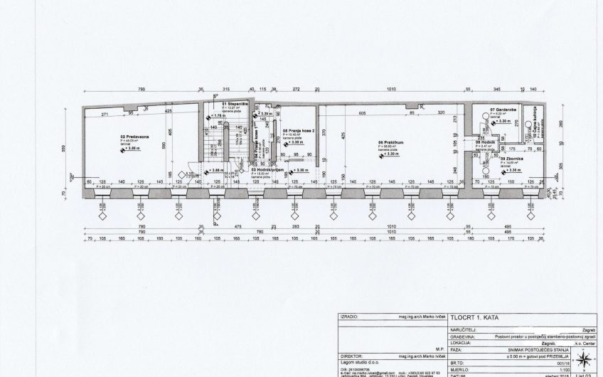 Poslovni prostor od 354m2, kraj Trga bana Jelačića